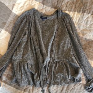 American Eagle Gray Cardigan 2/$10